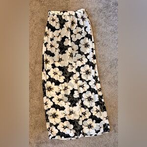 Dynamite floral maxi skirt with slit. Worn once. Size XS.